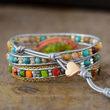 Imagination Jasper Stone Beaded Bracelet-Your Soul Place